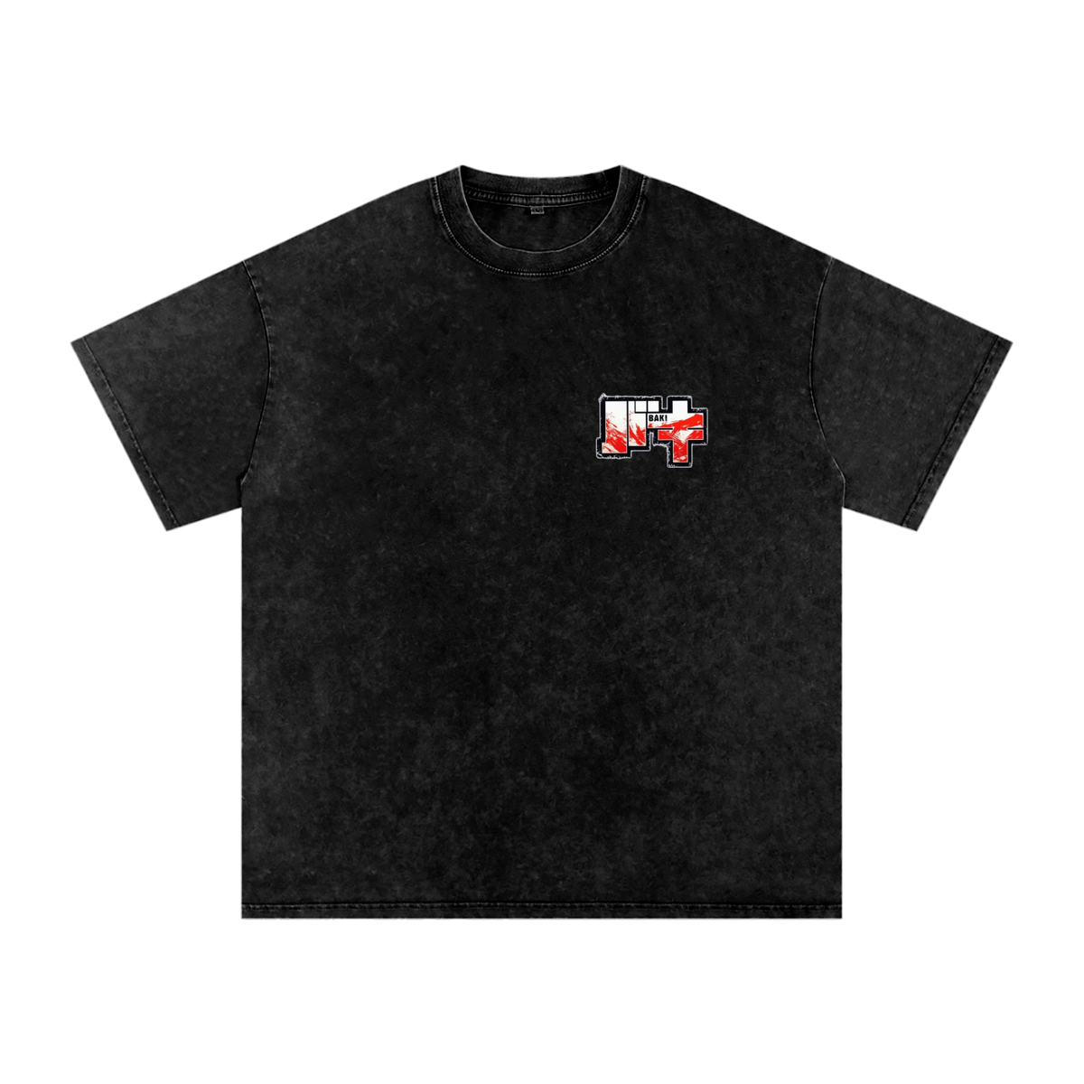 BAKI HANMA Oversized Cotton Graphic T-Shirt