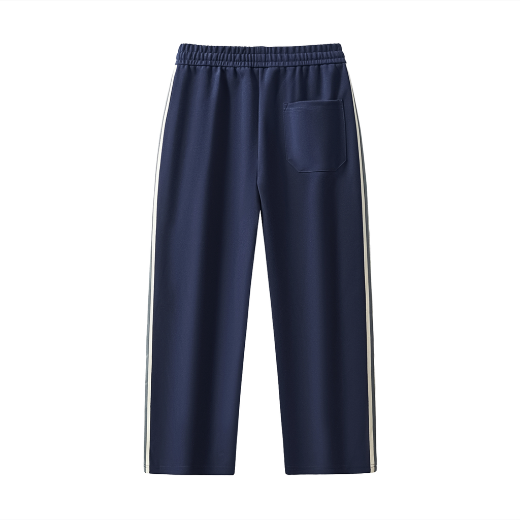 Contrast Side-Stripe Straight-Leg Pants – ATLAS ATHLETICS