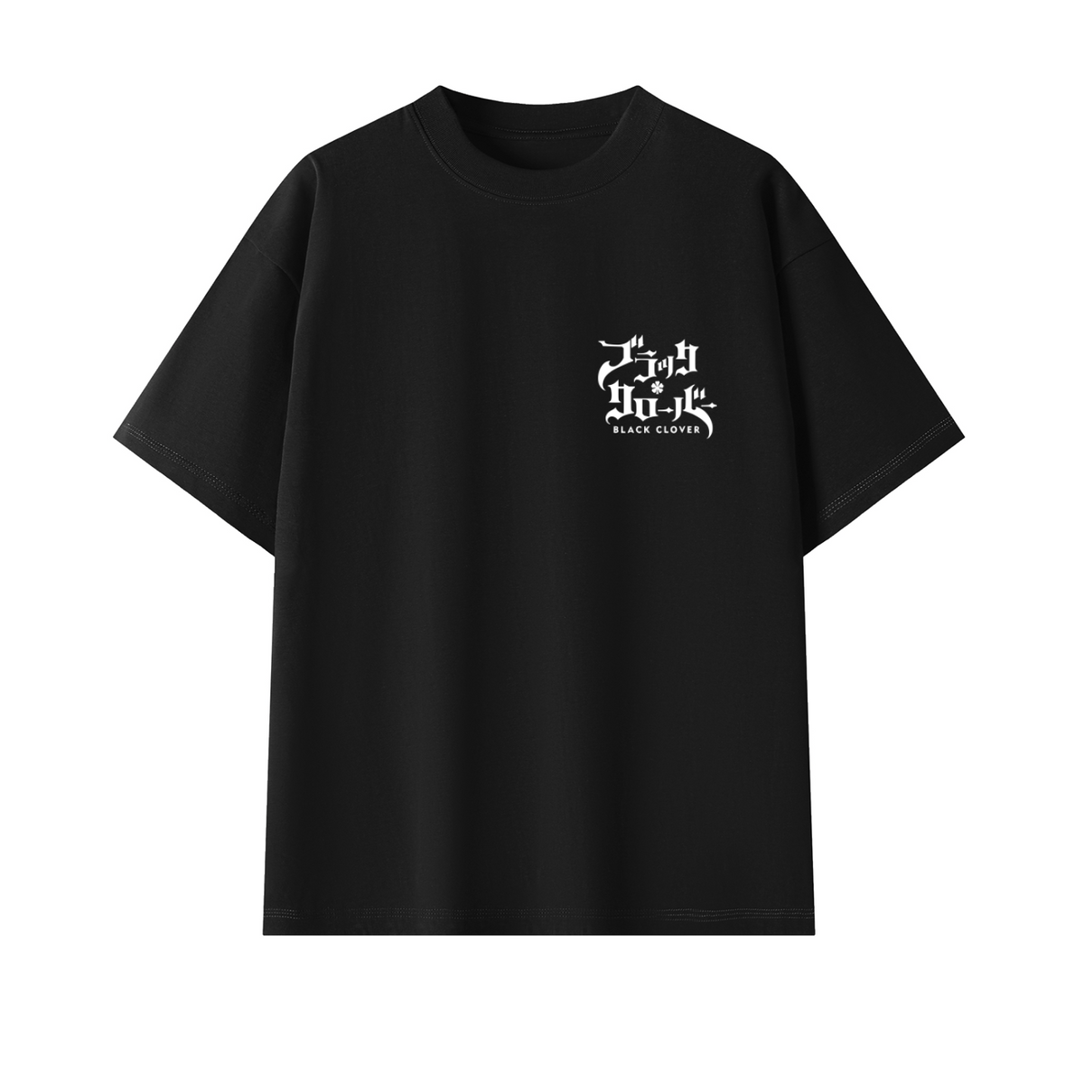 Black Clover Oversized Graphic T-Shirt – ATLAS ATHLETICS