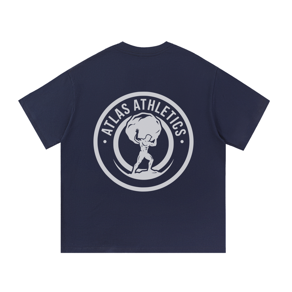 Loose-fit Atlas Cotton Logo Tee