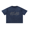 Mineral Wash Boxy Cotton Logo T-Shirt