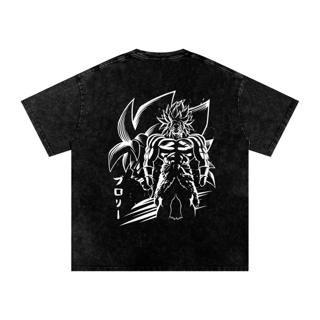 DBS Broly Washed Oversized Cotton T-Shirt