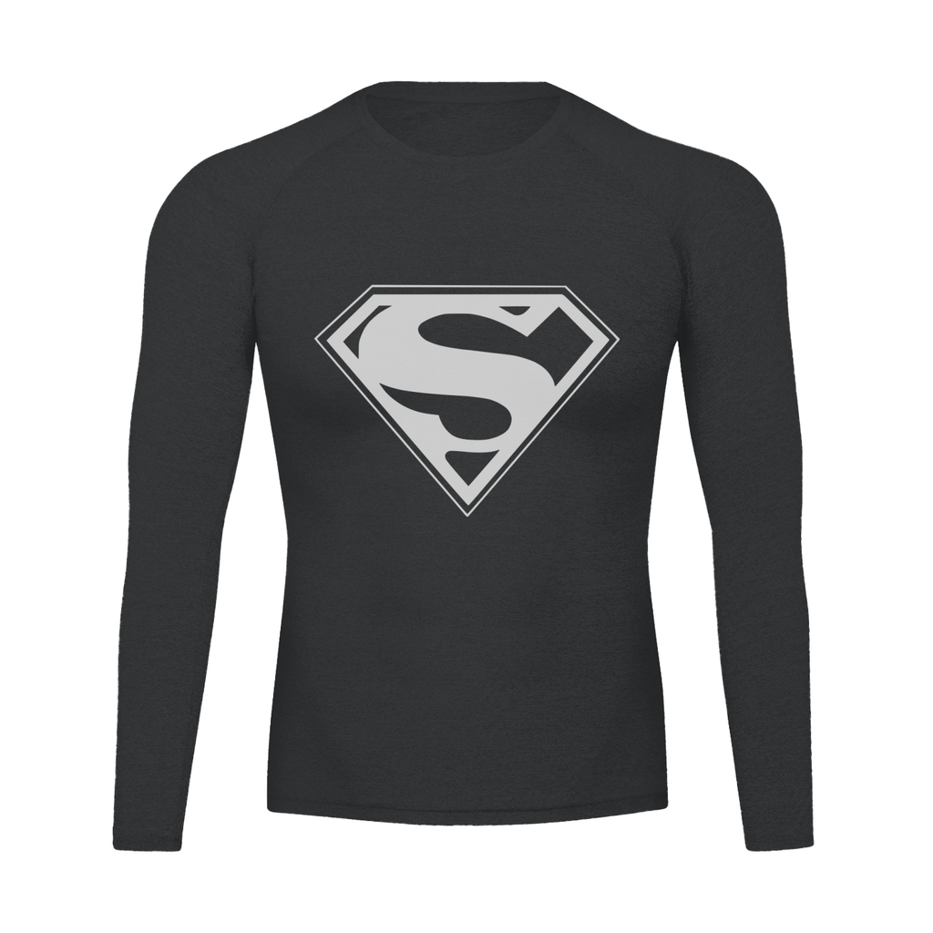 Superman Long Sleeve Compression Shirt
