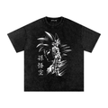 Ultra Instinct Goku Washed Oversized Graphic T-Shirt